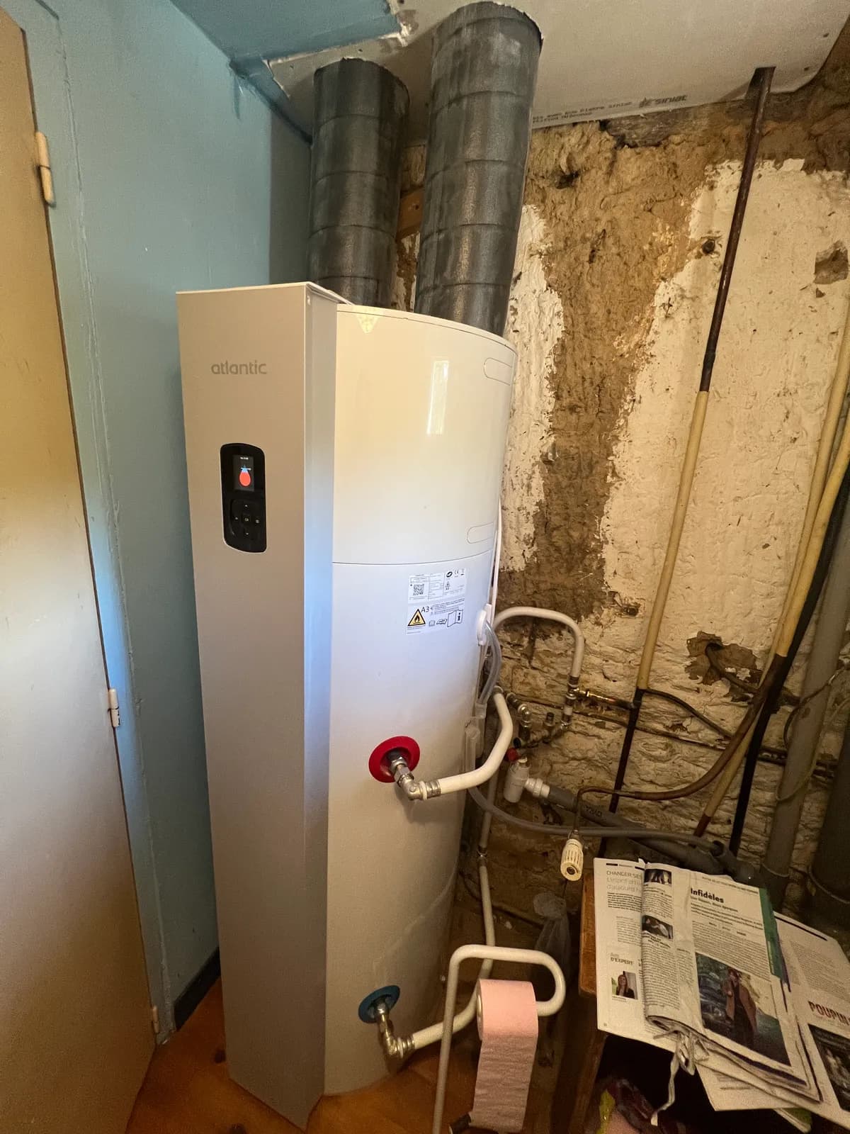 Installation de pompe à chaleur réalisée par ISONERGI dans la région de Rennes