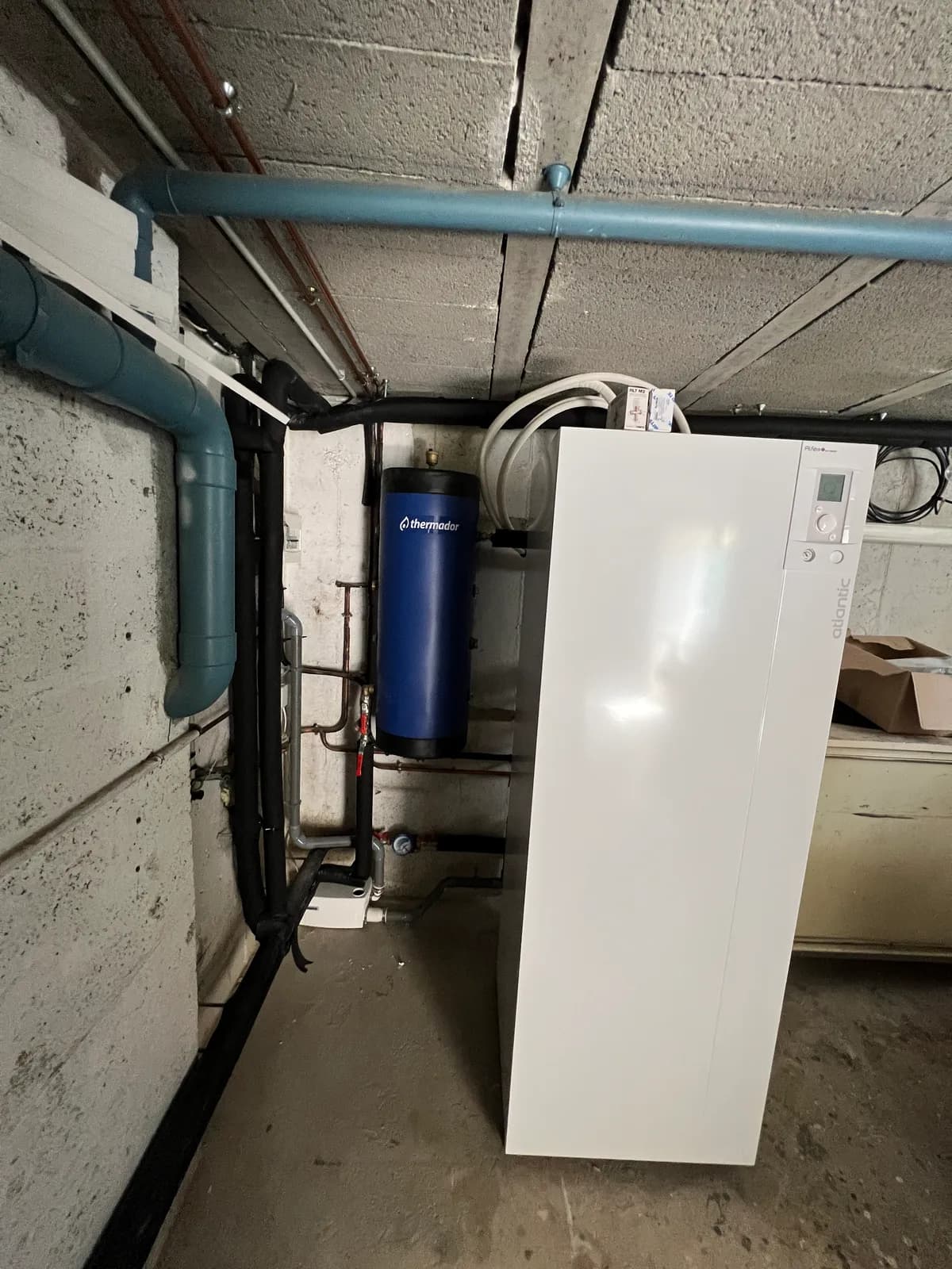 Installation de pompe à chaleur réalisée par ISONERGI dans la région de Rennes