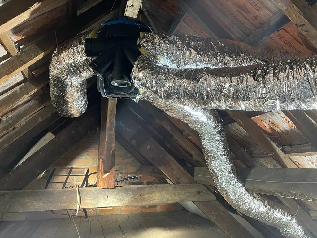 Installation de VMC et ventilation réalisée par ISONERGI en Ille-et-Vilaine
